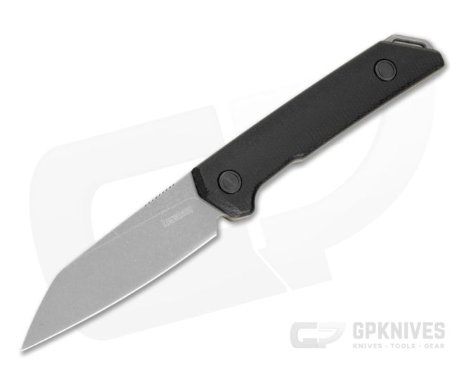Kershaw Mini Iridium Fixed Blade D2 Black Micarta 1051 - KS-1051