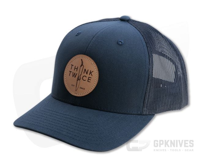 Chris Reeve Knives CRK Favorite Trucker Hat Navy Blue Snap Back Hat - CRK-1085
