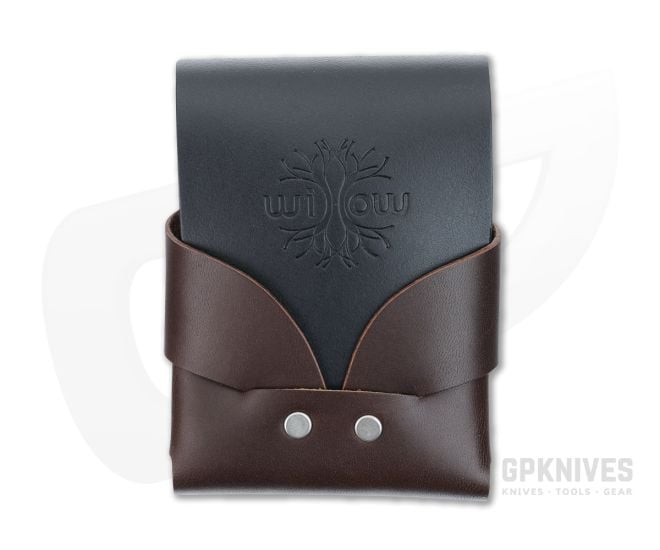 Willow Craft Goods Swaddle Leather Wallet Dark Mahogany And Black Colorway WCG-010 - WCG-010