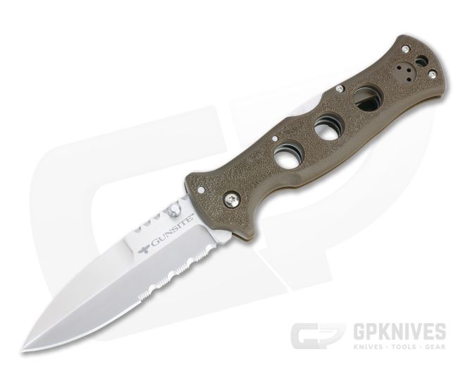 Cold Steel Gunsite FDE Brown Handle 10ABV3 - CS-10ABV3