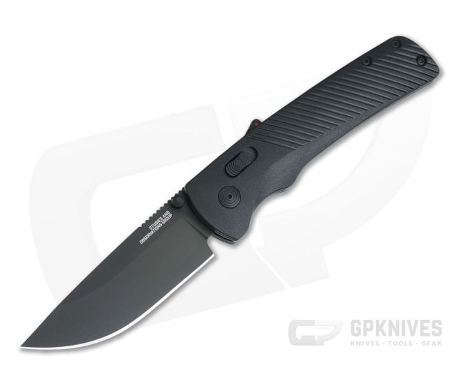 SOG Flash AT Blackout Plain PVD D2 AT-XR Lock Assisted Folder 11-18-01-57 - SOG-11-18-01-57