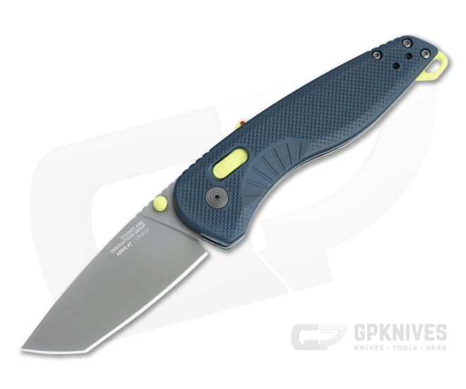 SOG Aegis AT Tanto Indigo and Acid PVD D2 AT-XR Lock Assisted Folder 11-41-14-57 - SOG-11-41-14-57