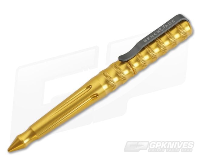 Benchmade Pen Gold Anodized Aluminum with Blue Ink - BM-1100-9