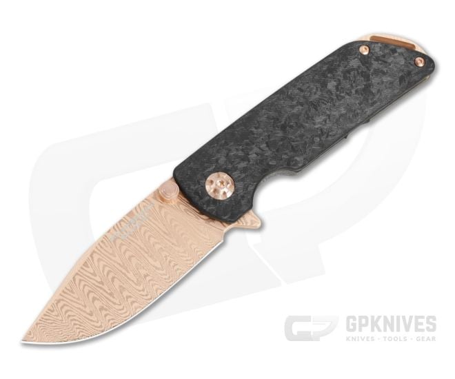 Boker M4 Sherman Damascus Rose Gold Limited Edition - BO-110118DAM