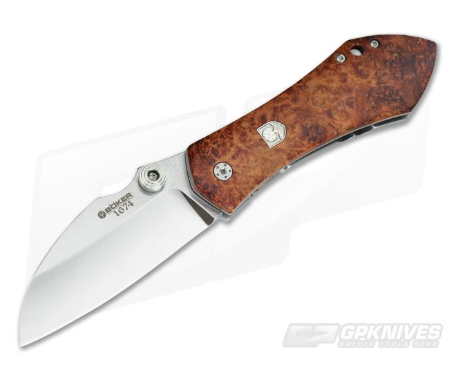 Boker Knives Anso 67 Limited 1674 Amboina Wood 110120 - BO-110120