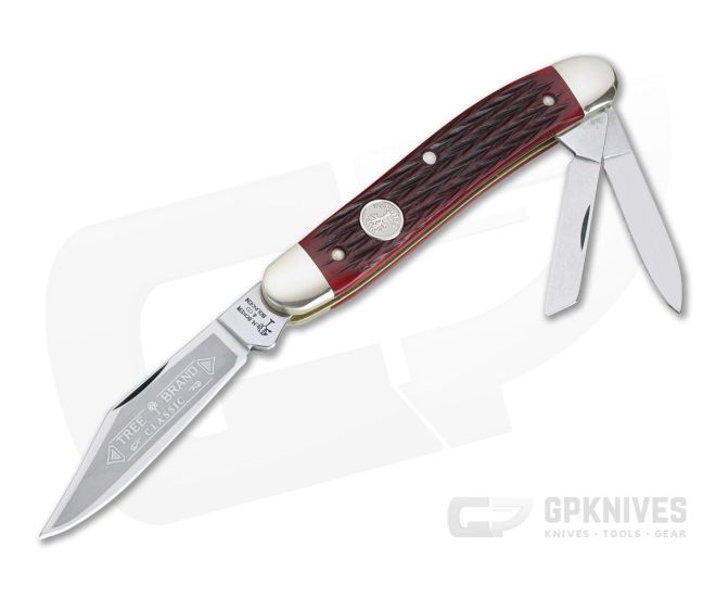 Boker Solingen Whittler Jigged Red Bone Traditional Slip Joint 110280SRB - BO-110280SRB