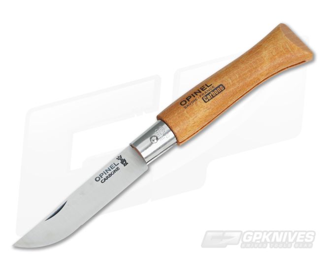 Opinel No 5 Carbon Steel Pocket Knife Beech Wood - OP-11050
