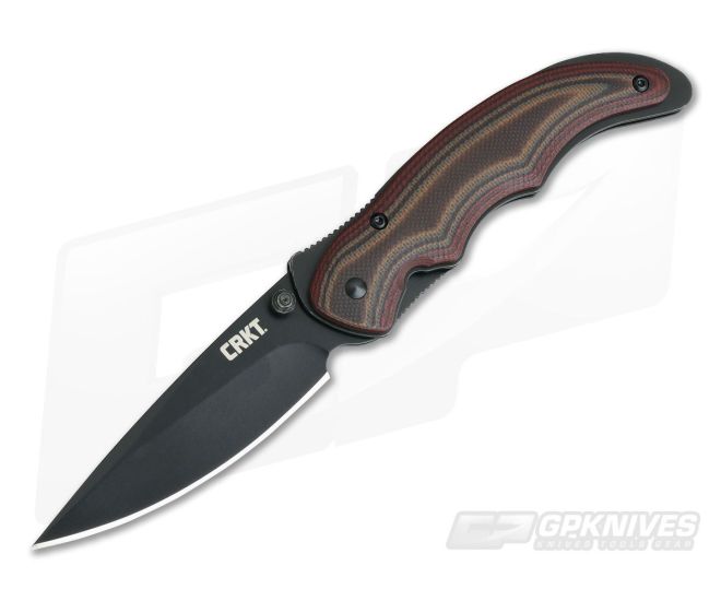 CRKT Endorser Assisted Black Plain Edge 1105K - CRKT-1105K
