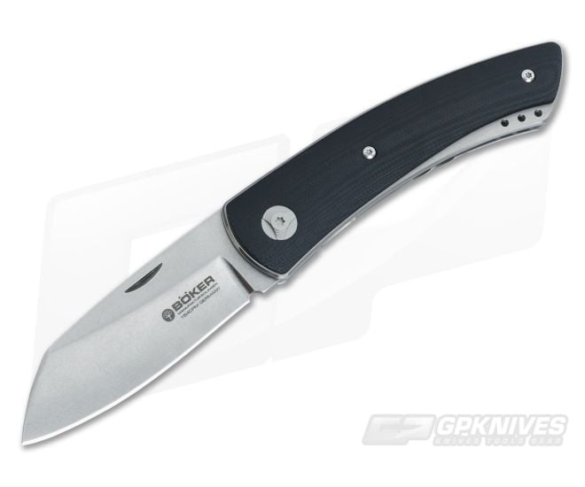 Boker Model 10 EDC Voorhies Black G10 110653 - BO-110653