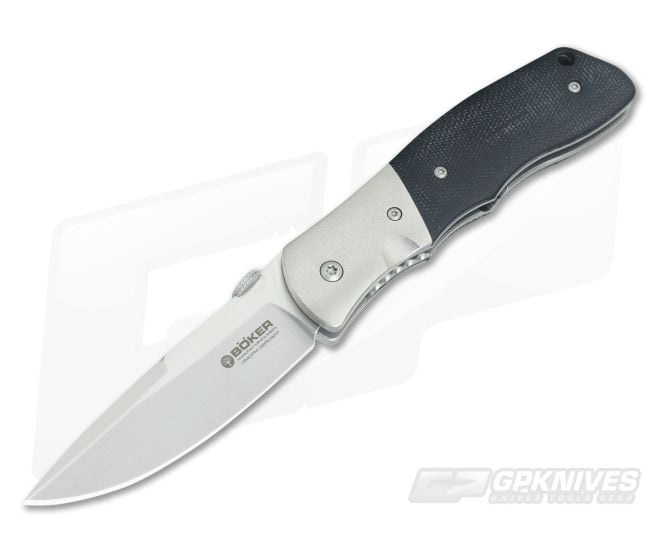Boker SD 3 Liner Lock Folder Black Micarta Titanium 110657 - BO-110657
