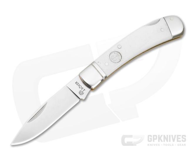 Boker Treebrand Lockback Smooth White Bone - BO-110813