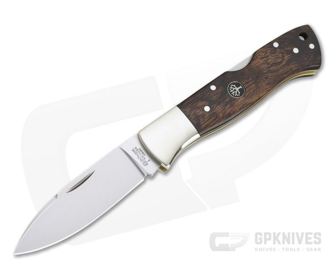Boker Solingen Mamba Spearpoint Satin N690 Desert Ironwood Back Lock 110822 - BO-110822