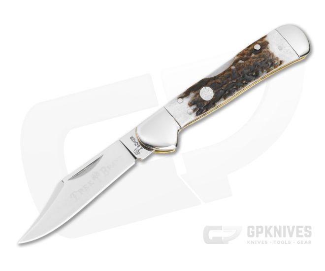 Boker Treebrand Copperhead Backlock Stag - BO-110872