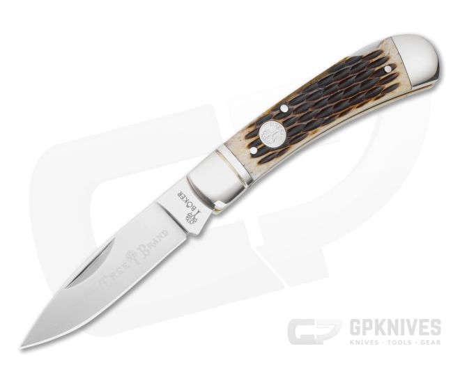 Boker Treebrand Lockback Amber Jigged Bone - BO-110891