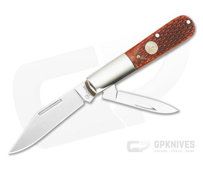 Boker Treebrand Barlow 2-Blade Brown Checkered Bone - BO-110892