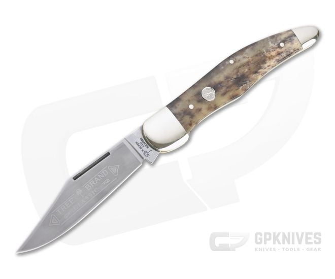 Boker Solingen Folding Hunter Classic Buckskin Bone 111010BK - BO-111010BK
