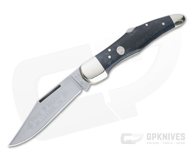 Boker Solingen Folding Hunter Smooth Gray Bone Back Lock Knife 111011SGB - BO-111011SGB