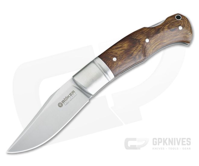 Boker Solingen Durand Boxer Desert Ironwood Back Lock 111025 - BO-111025
