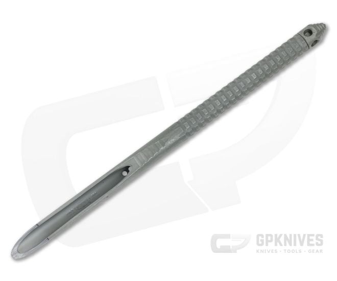 Microtech TAC-P Tactical Penetration Kubaton Apocalyptic Stainless Steel 112-10AP - MT-112-10AP