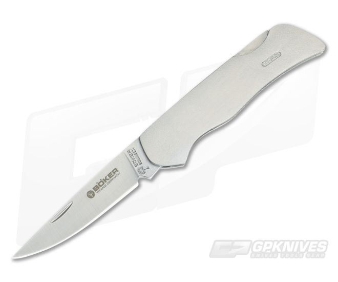 Boker Solingen Titan II Titanium Lock Back Folding Knife 112009 - BO-112009