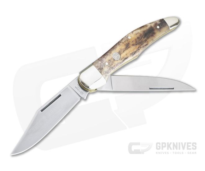 Boker Solingen Folding Hunter Buckskin Bone Slip Joint Folder 112020BK - BO-112020BK