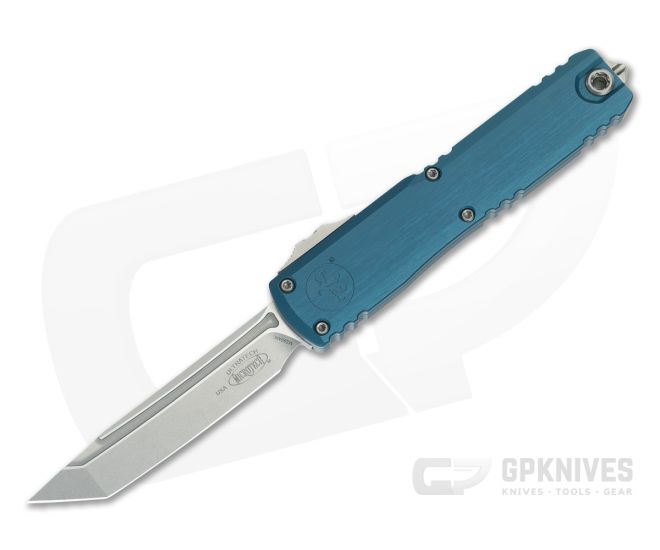 Microtech Ultratech ZBP T/E Deep Ocean Stonewash Auto - MT-1123-10DO