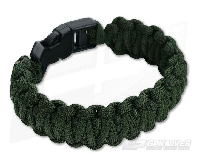 Knotty Boys 550 Paracord Bracelet OD Green - KB-112