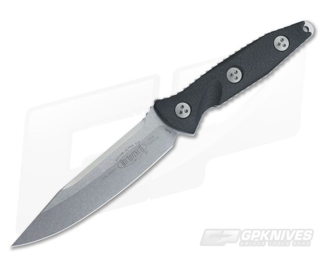 Microtech Socom Alpha Carbon Fiber Elmax Stonewash Finish 113-10 - MT-113-10-ELMAX