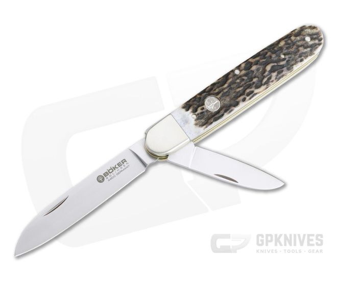 Boker Solingen Enigma Traditional Folder Stag 113031 - BO-113031