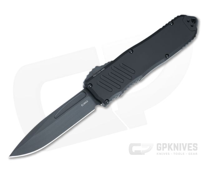 Guardian Tactical Recon-040 OTF Black Tactical S/E Elmax Blade 113111 - GT-113111
