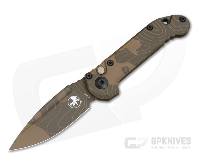 Microtech LUDT S/E Gen III Topo Badlands Camo - MT-1135S-1TPBNCS-Z4