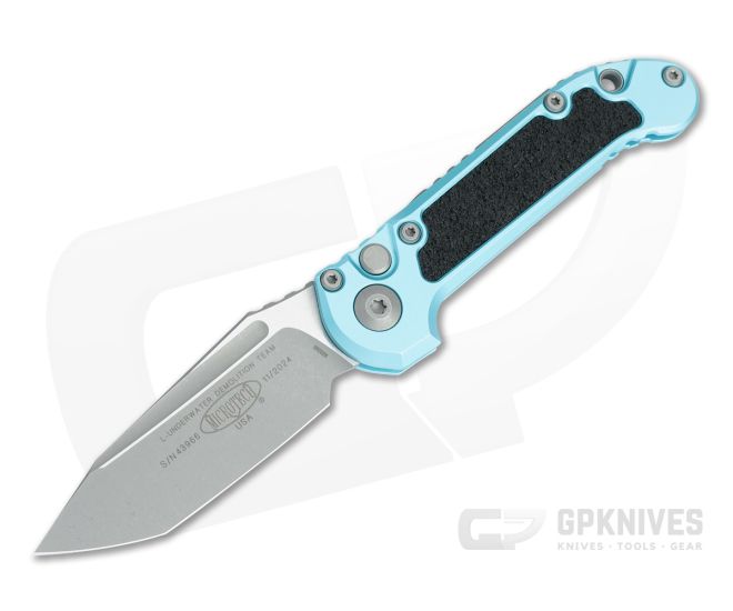 Microtech LUDT T/E Gen III Turquoise Apocalyptic - MT-1136-10APTQ