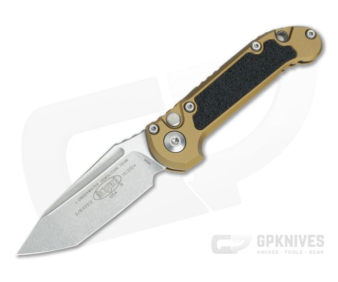 Microtech LUDT T/E Gen III Tan Stonewash - MT-1136-10TA