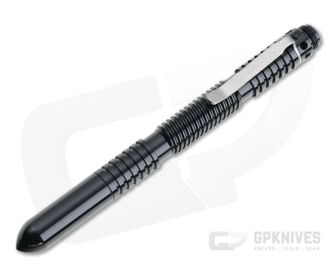 Hinderer Knives Extreme Duty Pen Spiral Aluminum Polished Black - HK-1138