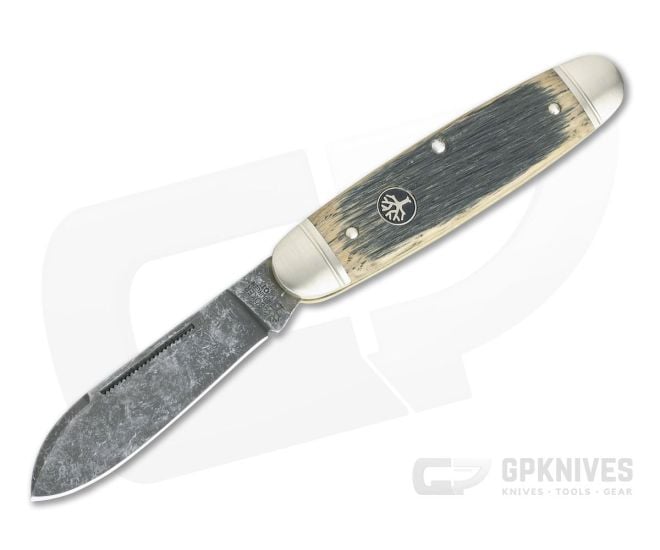 Boker Solingen Club Knife Castle Burg Limited Ancient Oak Acid Washed O1 Slip Joint 113909 - BO-113909