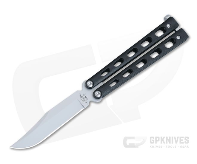 Bear and Son 3.5" Butterfly Black Handle 113B - BS-113B