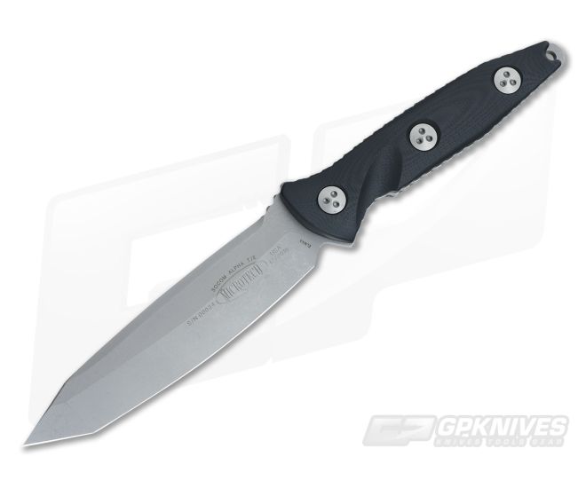 Microtech Socom Alpha Tanto G10 Elmax Apocalyptic Finish 114-10AP - MT-114-10AP
