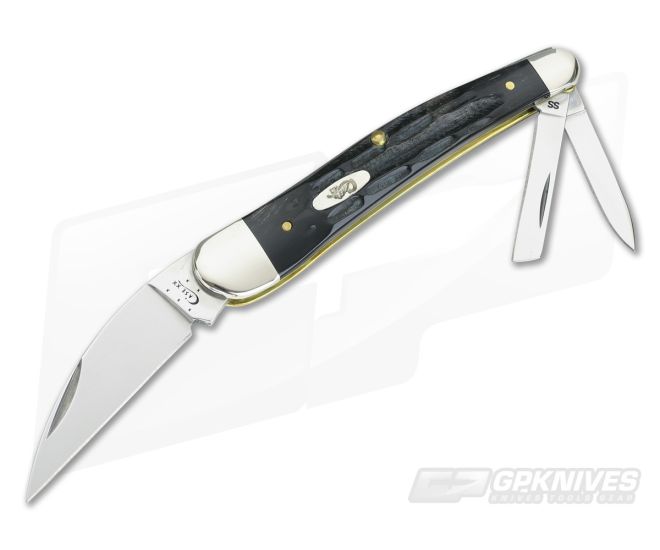 Case Seahorse Whittler Buffalo Horn - CA-11400