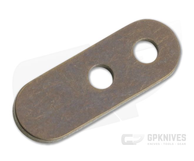 Hinderer Pocket Clip 2 Hole Filler Tab Titanium Stonewashed Bronze - HK-1140