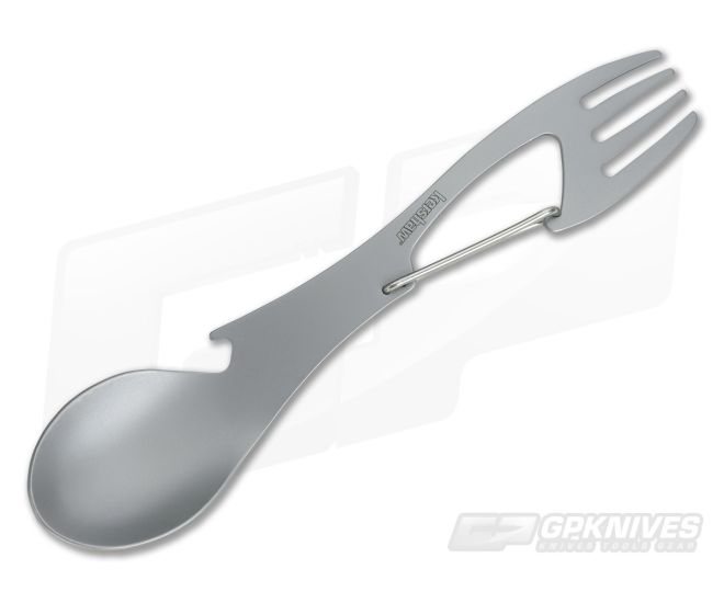 Kershaw Knives Ration XL Blasted Fork & Spoon Tool 1145X - KS-1145X