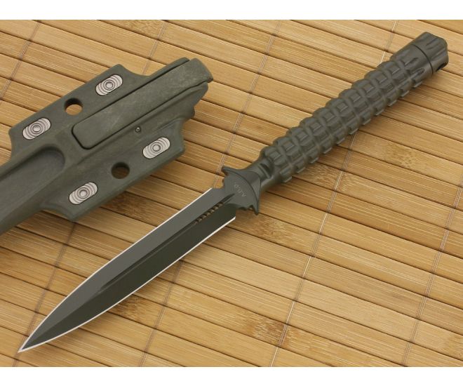 Microtech ADO Dagger Green Plain - MT-115-1GR