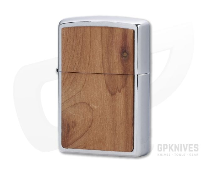 Zippo Windproof Lighter Woodchuck USA Cedar Wood 29900 - ZI-29900