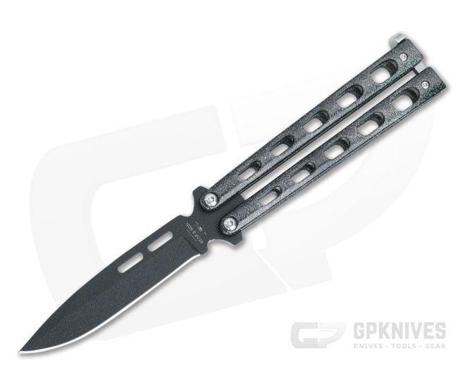 Bear and Son Galaxy Butterfly Black Drop Point - BS-115GX