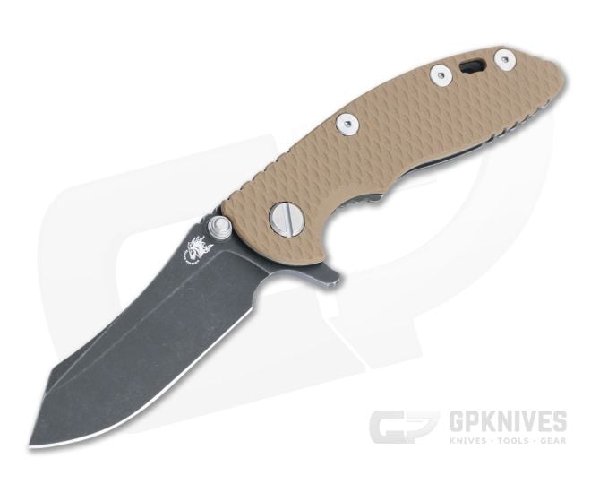 Hinderer XM-18 3" Skinner Battle Black 20CV Coyote G10 Tri-Way Pivot Flipper 1162 - HK-1162