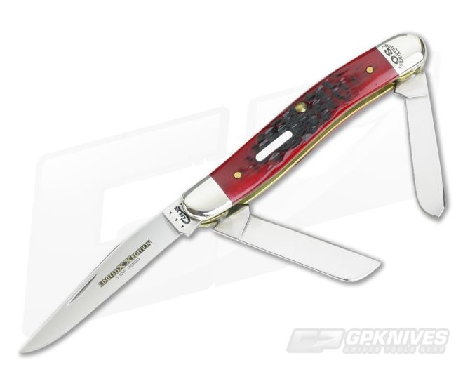 Case Limited XX Edition Medium Stockman Brick Red Bone - CA-11633