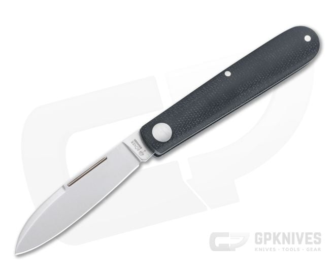 Boker Solingen Barlow Prime EDC Black Canvas Micarta Satin N690 Slip Joint 116942 - BO-116942