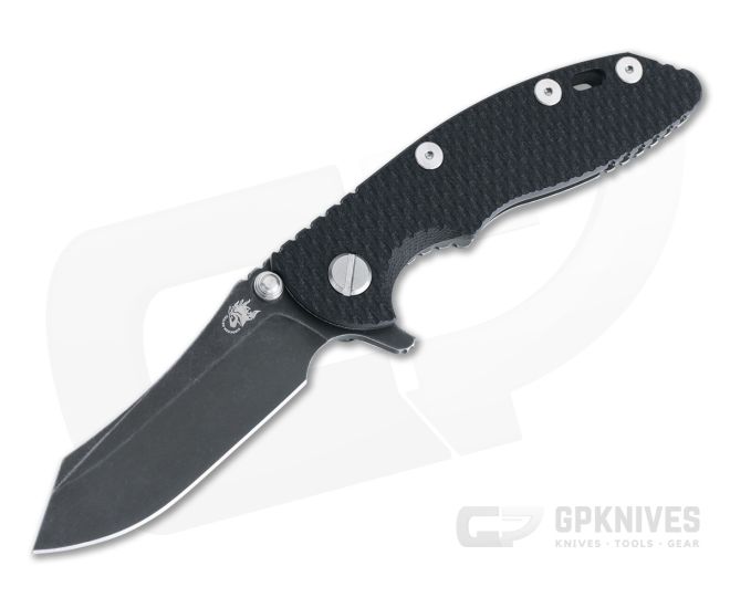 Hinderer XM-18 3" Skinner Battle Black 20CV Black G10 Tri-Way Pivot Flipper 1171 - HK-1171