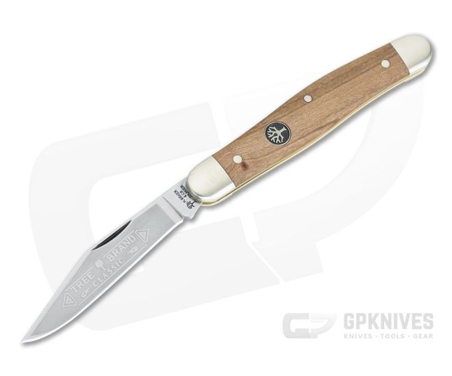 Boker Solingen Stockman Plum Wood Single Blade Slip Joint Folder 117478 - BO-117478