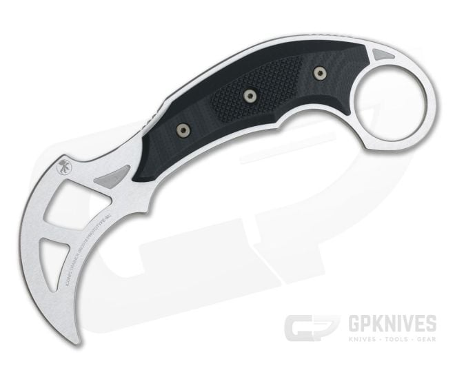 Microtech Iconic Fixed Trainer Satin Prototype 118-4TR - MT-118-4TR