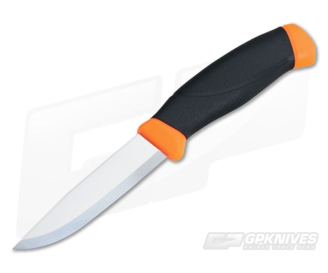 Mora of Sweden Companion Hi-Vis Orange Stainless Steel Fixed Knife 11824 - MO-11824